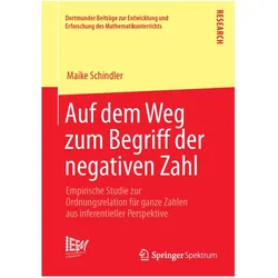 Auf dem Weg zum Begriff der negativen Zahl, Fachbücher von Maike Schindler