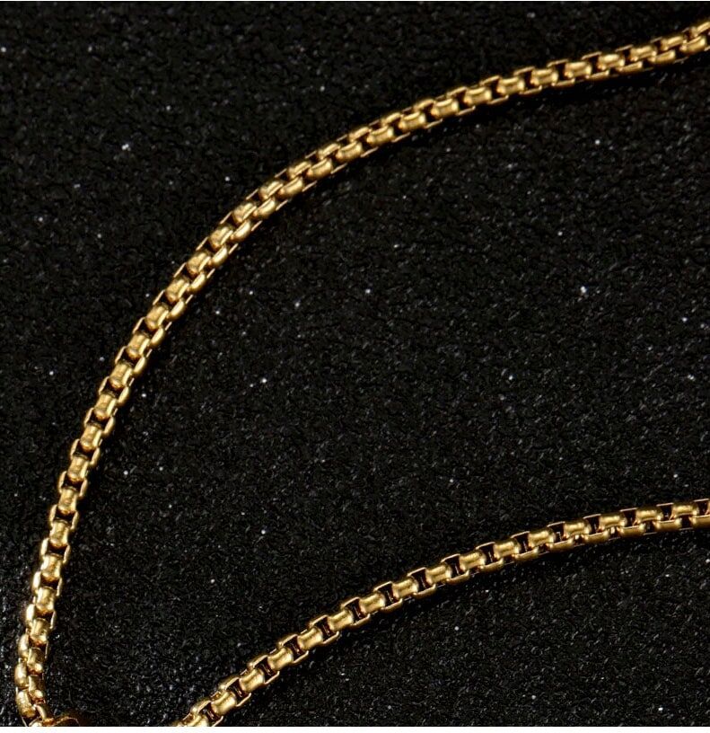 Edelstahlkette FIRETTI "Schmuck Geschenk Venezianerkettengliederung, 2,5 mm breit" Gr. 50, gold (gelbgoldfarben), Halsketten, Damen, 50, Edelstahl, B: 2,5mm, Edelstahlkette, B:2,5mm gelbgoldfarben 50, Edelstahl, B: 2,5mm