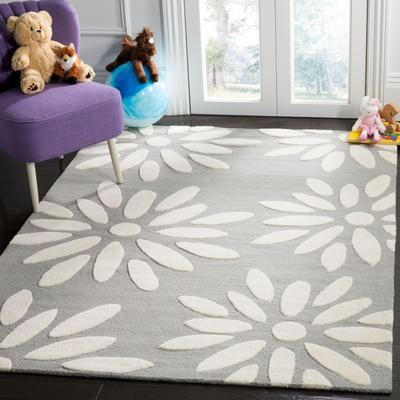 SAFAVIEH Handmade SAFAVIEH Kids Fleurette & Tween Wool Rug