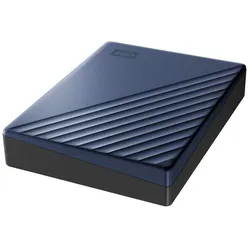 WD My Passport Ultra mobile Festplatte 4 TB  blau