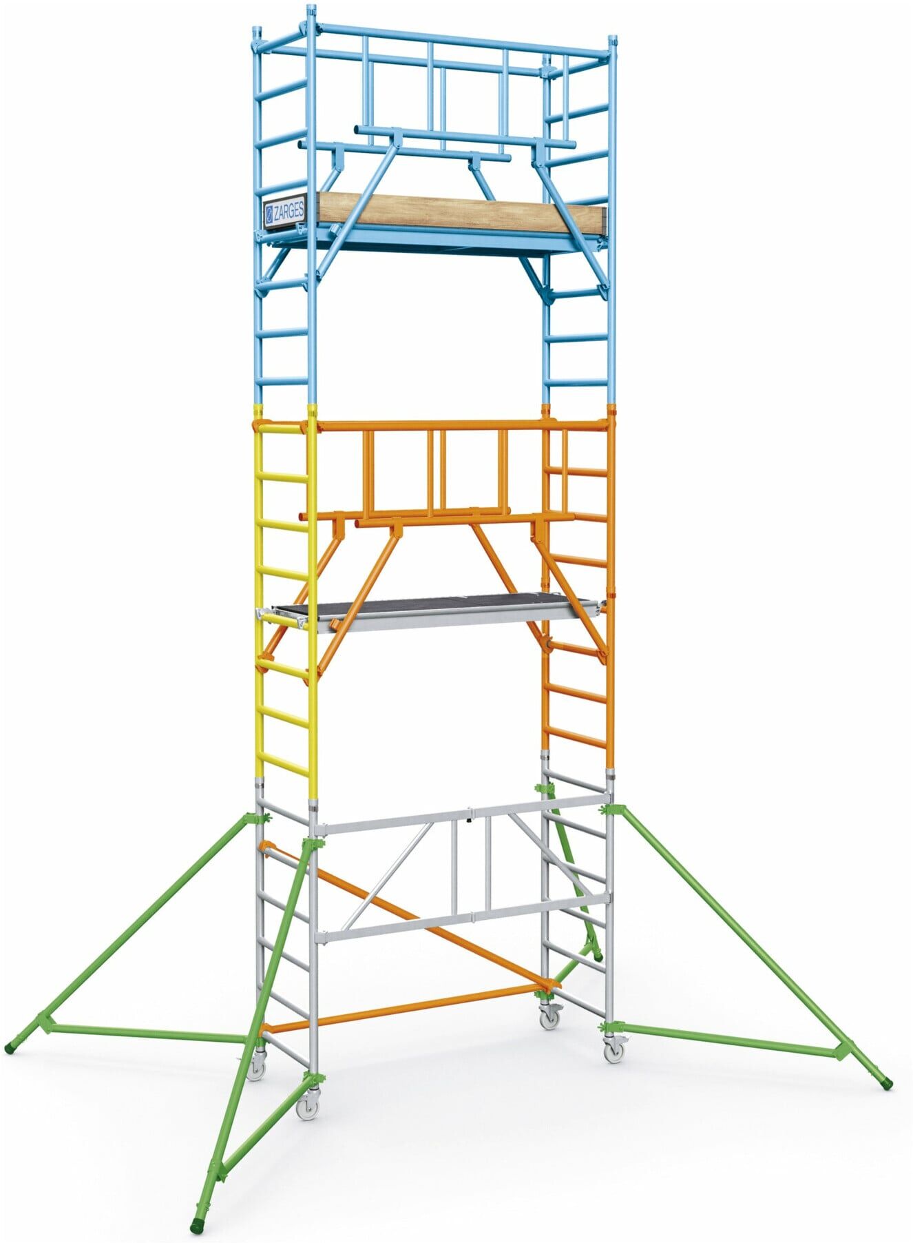 Zarges 2m Aufstockpaket S-PLUS (blaues Paket) (53559)