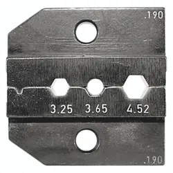 Rennsteig Crimpeinsatz für Koax-Verbinder LWL 3,25 / 3,65 / 4,52 mm - 624 190 3 0