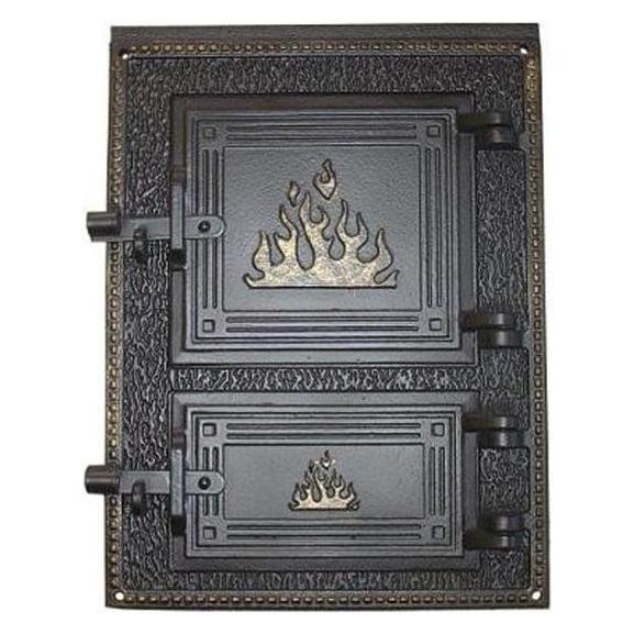 Metnetus DOUBLE FIREPLACE DOORS LT-1 390X290 (49727611)