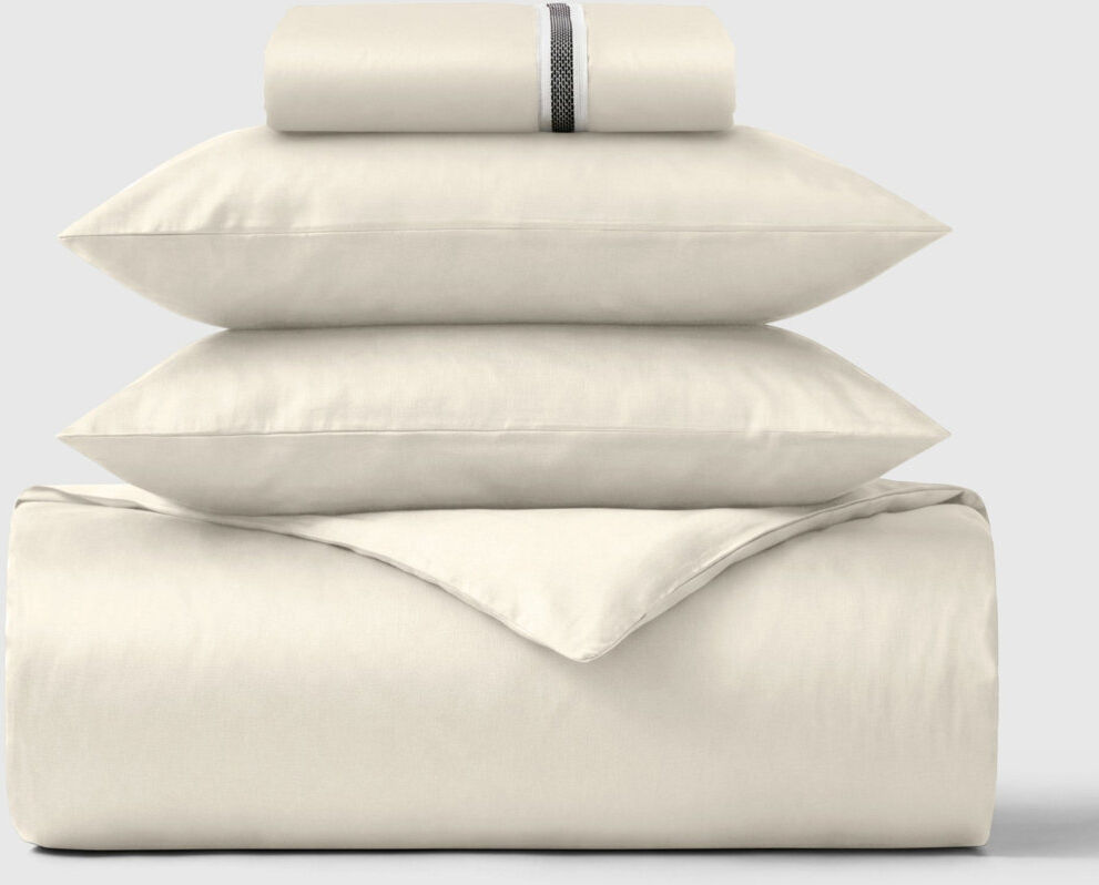 Bedable 100% Cotton Sateen 460 Thread Count 4-Piece Bedding Set Nude Super King