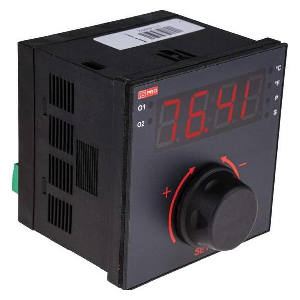 RS PRO PID Temperaturregler, 2 x Relais, Halbleiterrelais Ausgang/ Thermoelement Typ CU-50, Thermoel (1885167)