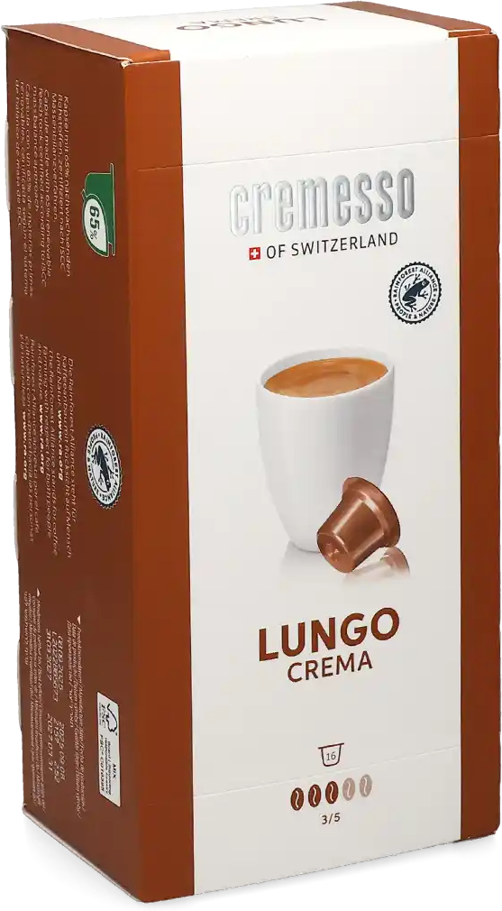Cremesso   Lungo Crema - 16 capsules for Cremesso