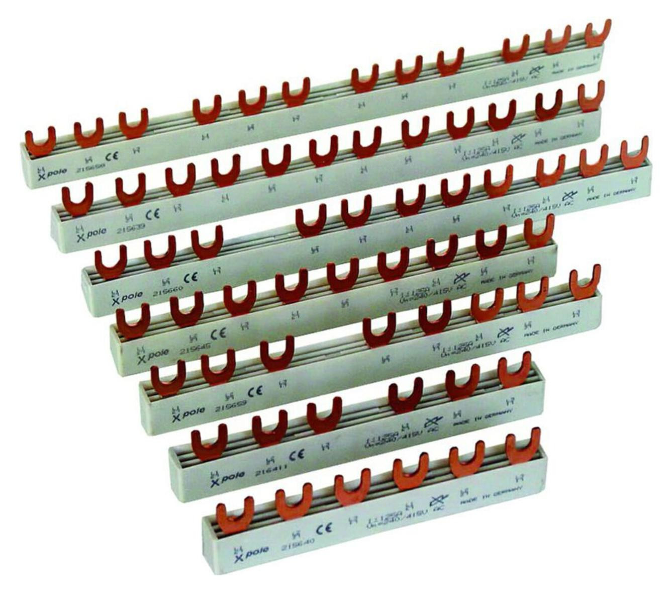 Eaton Electric 215638 Aansluitklem - Rood/Wit - 500 V - 63 A - 10 mm² - 104 mm