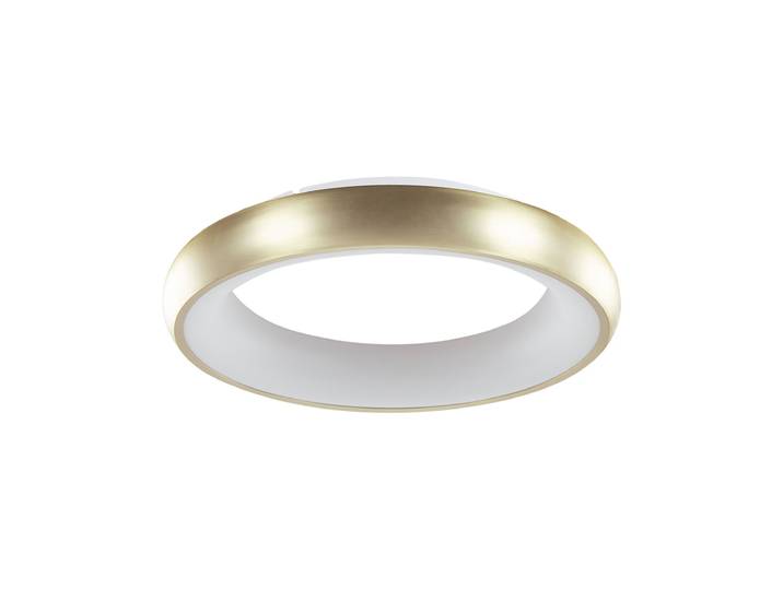 Plafonnier à led métal doré