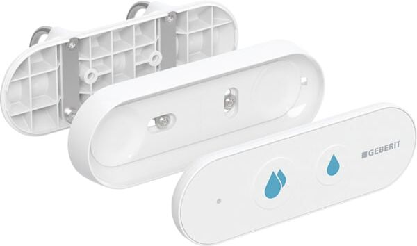 Télécommande Geberit 115708001 Bluetooth, blanc alpin, double chasse d'eau