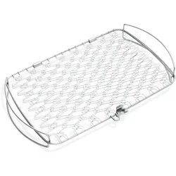 Weber Grillkorb Fisch- und Gemüsehalter groß Edelstahl