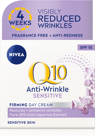 Nivea Q10 Anti Wrinkle Sensitive Firming Day Cream SPF 15 50ml 50ml