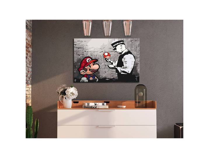 Peinture par numéro - Mario Bansky Lin Gris 60 x 40cm