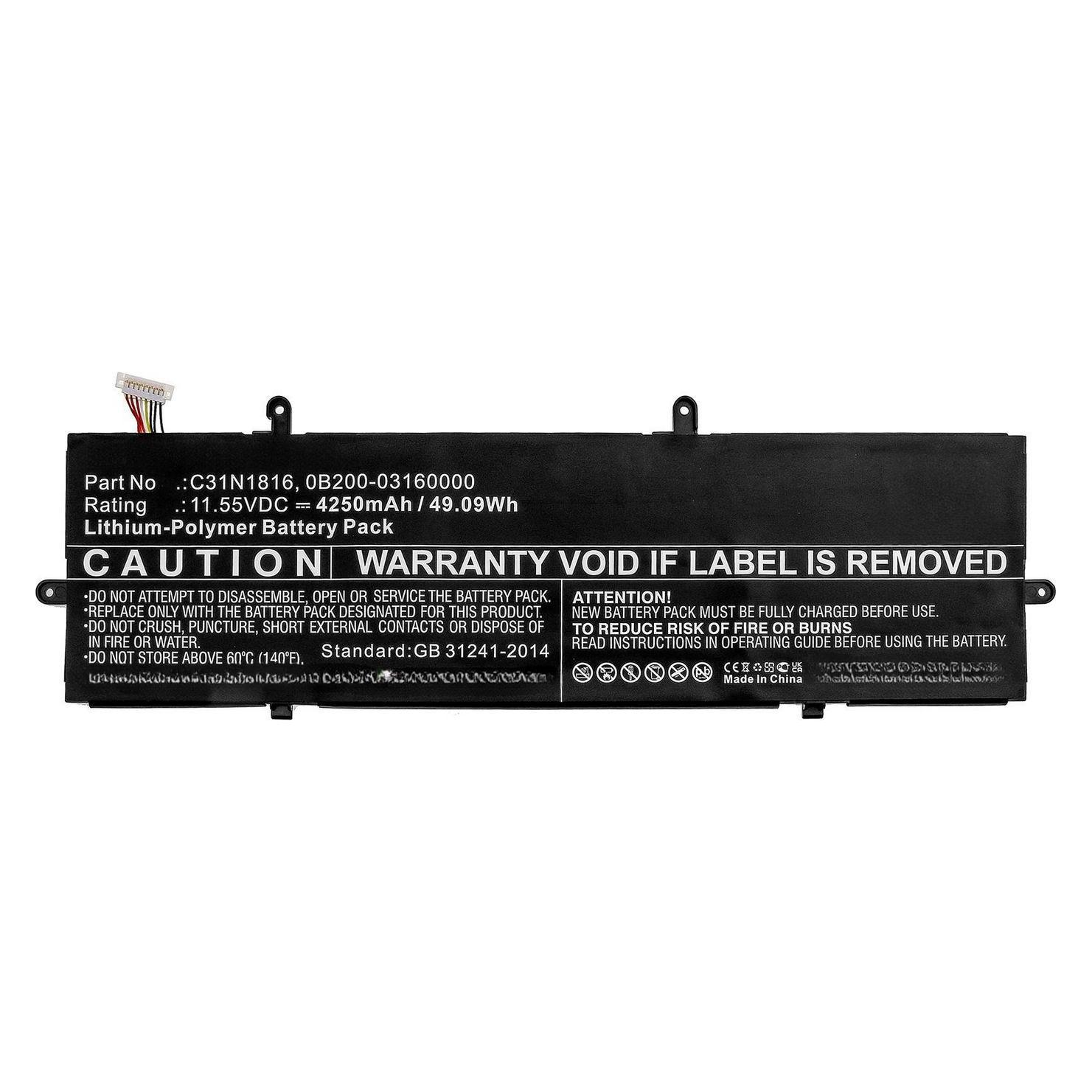 CoreParts Laptop Battery for Asus (4400 mAh) (MBXAS-BA0274)