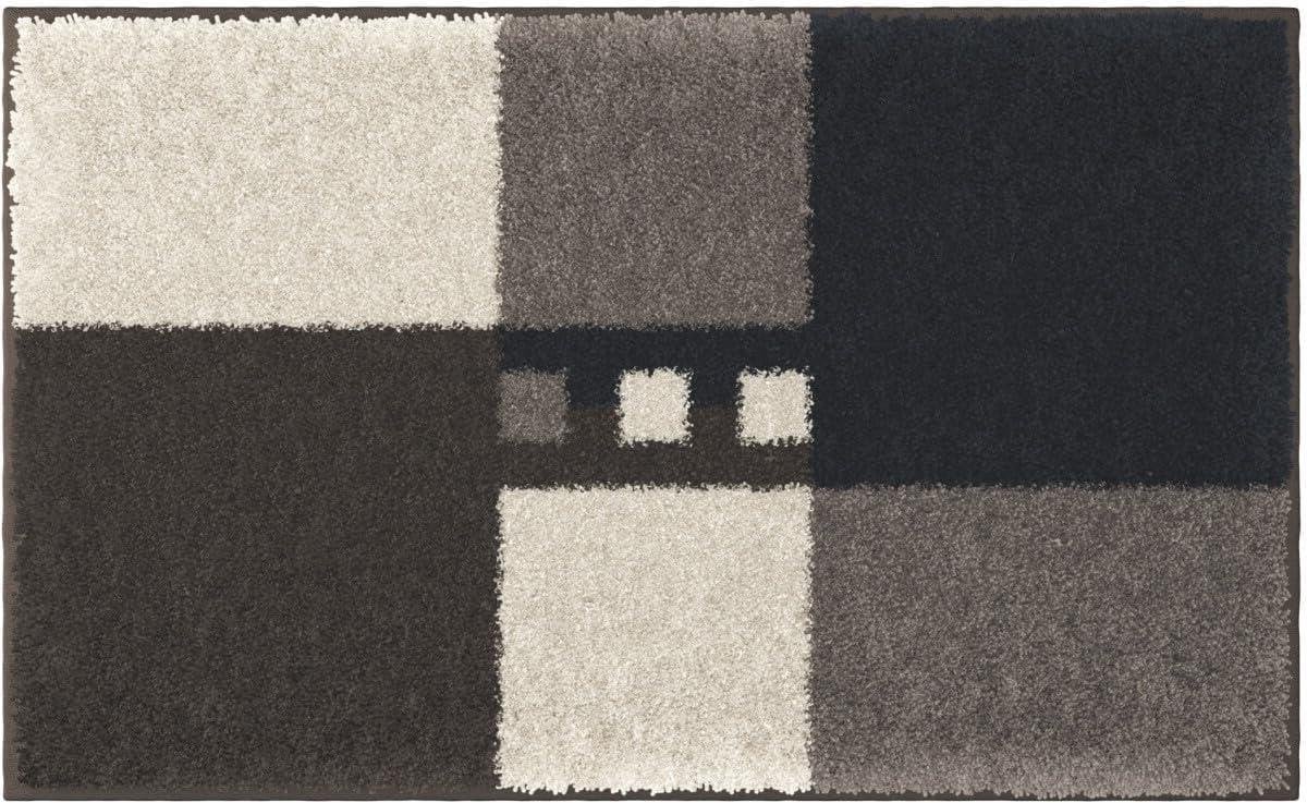 Bruine antislip badmat voor in de badkamer, 50 x 80 cm