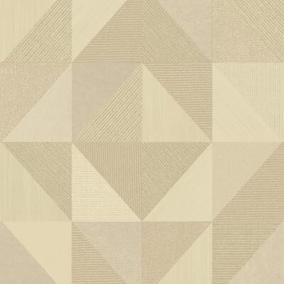 Galerie Wallcoverings Italian Textures 4 Collection Geometrico Congo Matte Finish Vinyl on Non-woven Wallpaper Roll