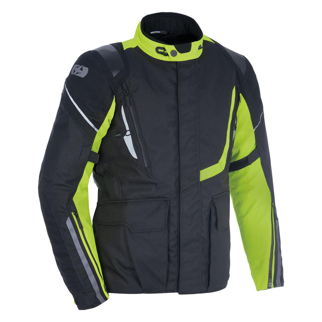 Oxford Herren Motorradjacke Montreal 4.0, Black & Fluo, 3XL, Black & Fluo (Herren, 3XL) (TM2011023XL)