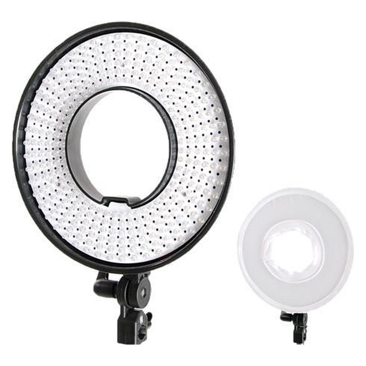 Falcon Eyes Bi-Color LED Ringlampe Dimmbar DVR-300DVC auf 230V (Ringlicht) (DVR-300DVC)