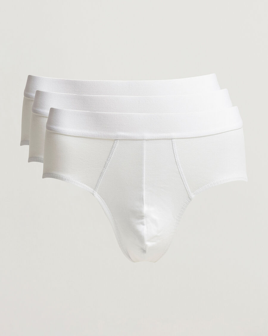 Bread & Boxers 3-Pack Brief White 3 men XL Hvid