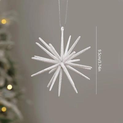 Rare Purchases Glitter Star Xmas Tree Pendants, Christmas Exploding Star Hanging Ornament, Elegant Christmas Decoration For Home b