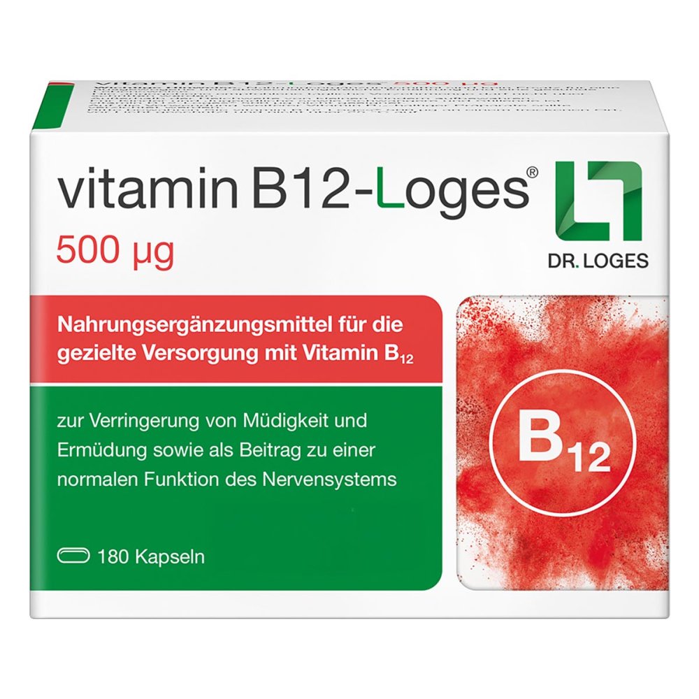 Dr. Loges + Co. GmbH Vitamin B12-Loges 500 µg Kapseln 19101092