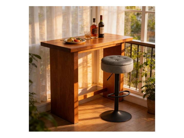 MC Star Stuhl Stilvolle Frühstücksstühle,Essstühle, Wohnzimmer Stühle (Bar Stuhl mit Aufbewahrungsraum(Nur Es ist nur ein Bar Stuhl enthalten)