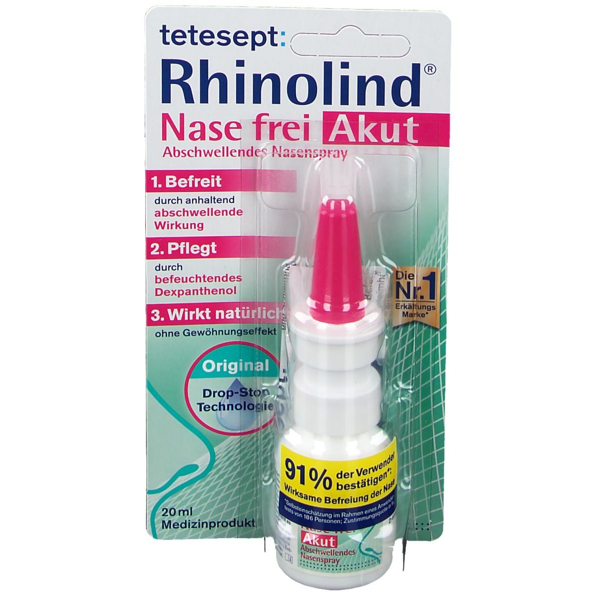 Tetesept Rhinolind abschwellendes Nasenspray 20 ml