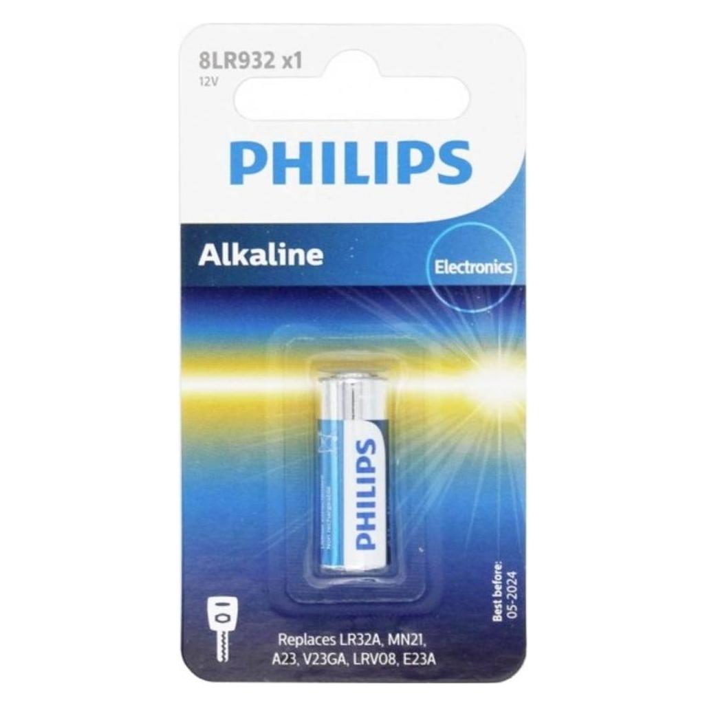 Philips 8LR932 - Batterien 8LR932 - Alkalisk (1 Stk., A23) (8LR932/01B)