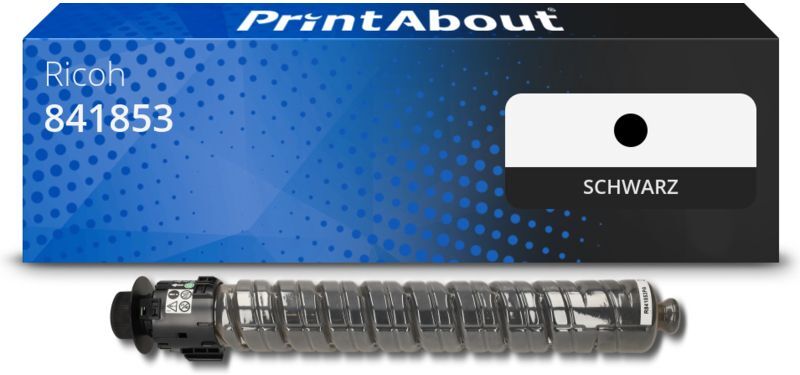 PrintAbout Toner kompatibel mit Ricoh 841853 (MP C6003) - Schwarz