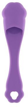 Happy Pet Pantry Gentle Grip Silicone Dog Finger Toothbrush For Easy Pet Dental Care purple