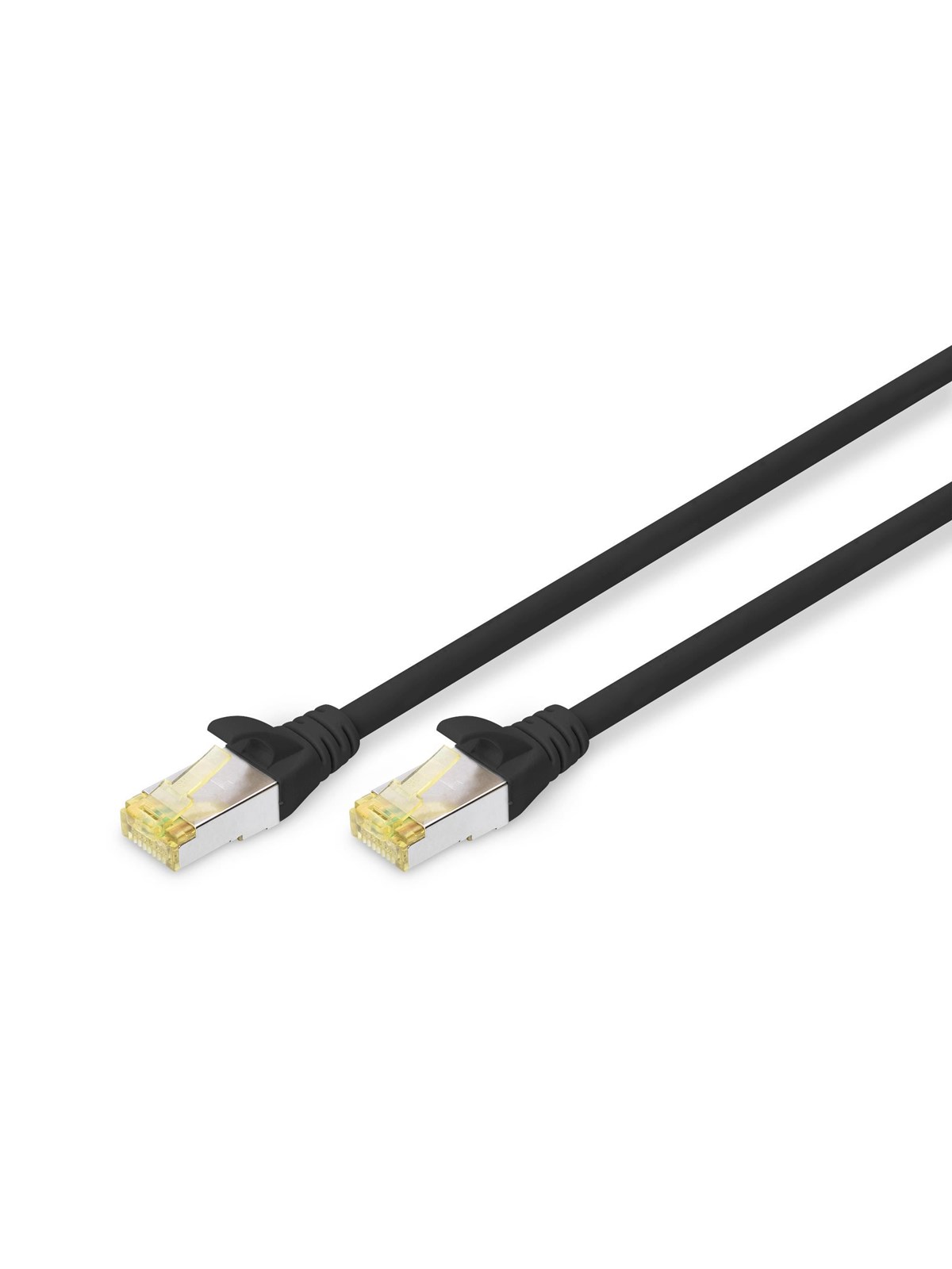 DIGITUS CAT 6A S-FTP patch cord - 10m - Schwarz - 10m