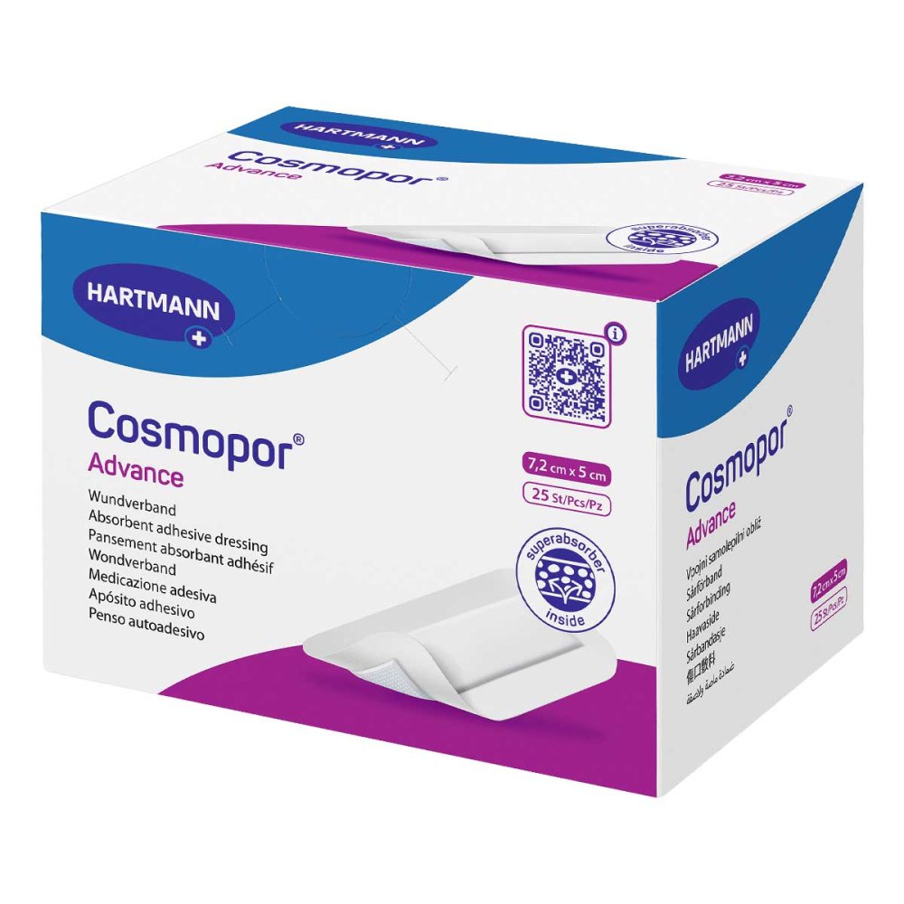 PAUL HARTMANN AG Cosmopor Advance 5x7,2 cm 03546509