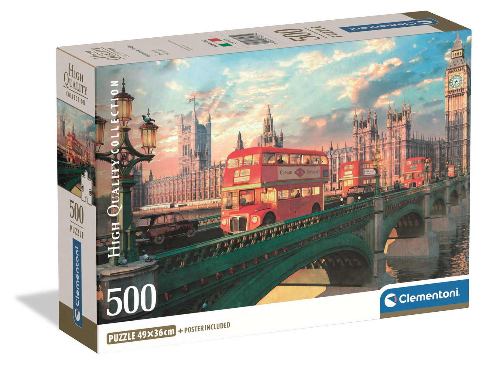 Clementoni High Quality Collection 35575 Kunst Puzzel met 500 stukjes voor volwassenen