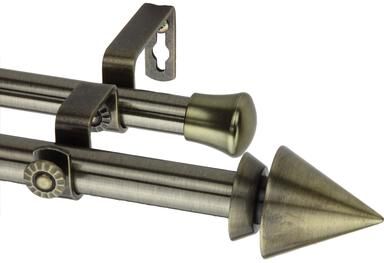 InStyleDesign Summit Adjustable Double Curtain Rod