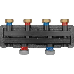 Kesselverteiler Evenes VT 2/2 ÜWM DN 20(3/4''), 2m3/h, 50kW, inkl. Halterung und Isolierung