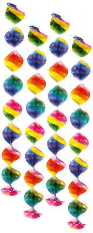 Rotorspiralen, bunt, 4 Stück