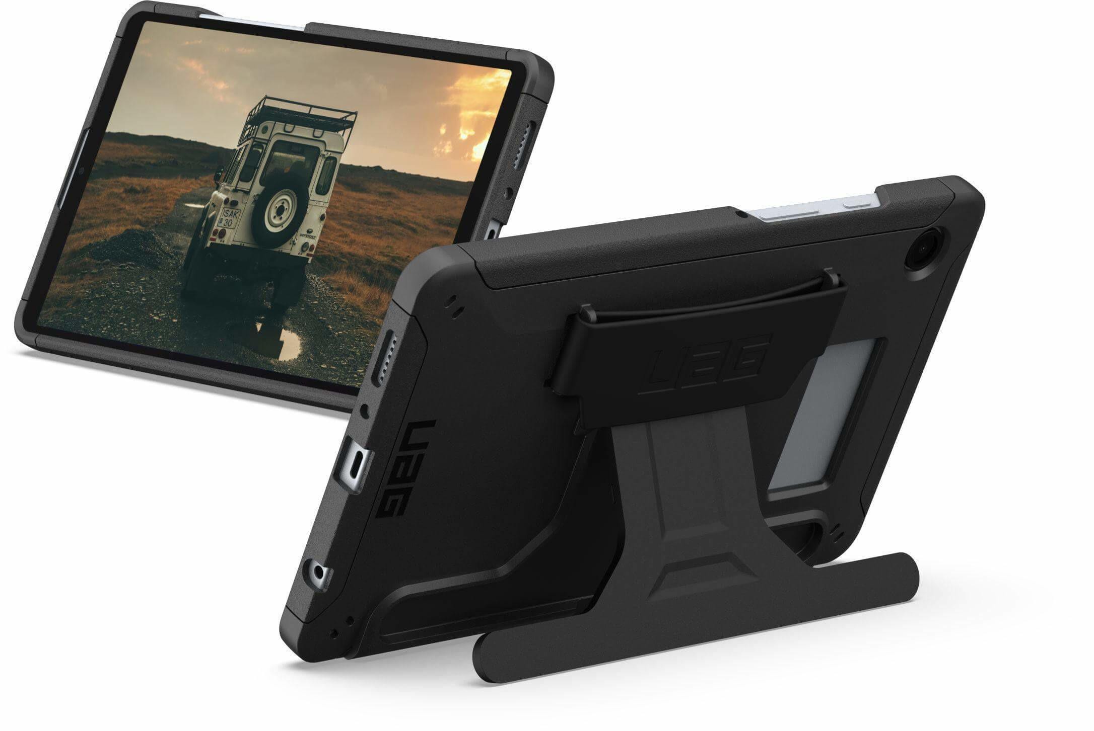 UAG Urban Armor Gear Scout Handstrap & Kickstand Case für Samsung Galaxy Tab A11 (2025) schwarz