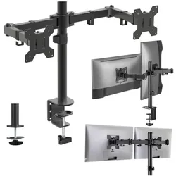 Mozo Mozos Uchwyt biurkowy na monitor 17" - 32" (MS03) (Tisch, 34"), Monitor Halterung, Schwarz