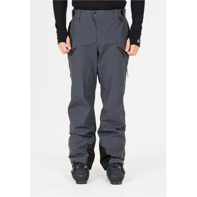 Skihose SOS "Cosmos", Herren, Gr. L, US-Größen, grau, 95% Polyamid, 5% Elasthan, unifarben, Hosen Skihose, mit wasserdichter Membran