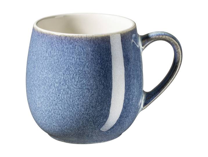 Tassen-Set Faro blau Steinzeug H 9 cm 360 ml 4 Stk - Tassen-Set