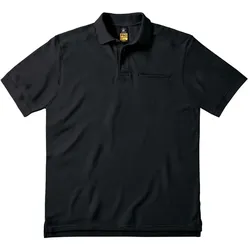B&C Herren Workwear Piqué Polo Skill Pro PUC10 black 3XL