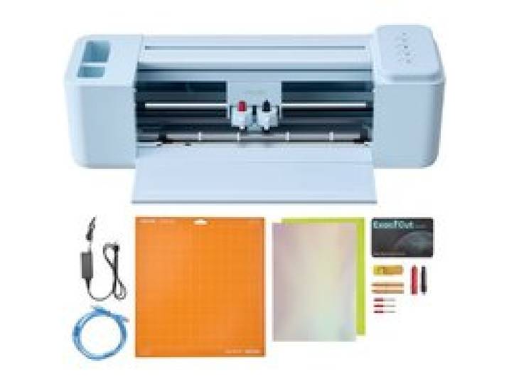 VEVOR vinylsnijmachine 30 cm, snijplotter met knopbediening, compatibel met Mac / Windows / Android / iOS, vinylsnijder voor knutselwerk, kaarten en woondecoratie