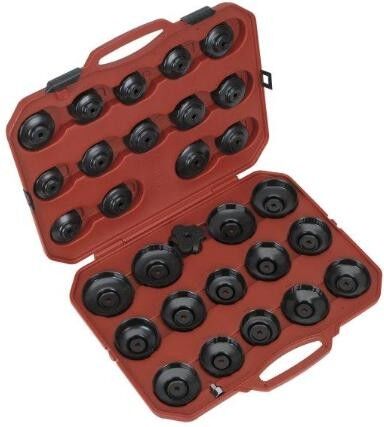 SEALEY VS7006 Oil Filter Spanner Set