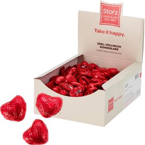 Storz Minischokolade Schokoladenherzen, 200 Stück, 1000 g