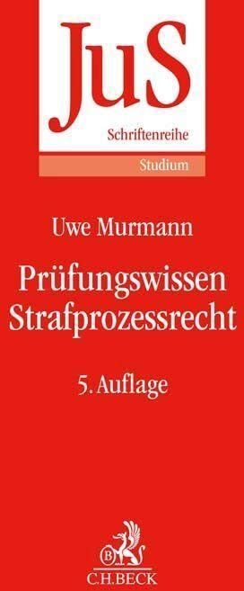 Uwe Murmann - Prüfungswissen Strafprozessrecht - Preis vom 02.10.2026 23:42:20 h