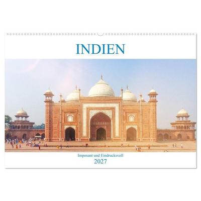 Indien - Imposant und Eindrucksvoll (Wandkalender 2027 DIN A2 quer), CALVENDO Monatskalender