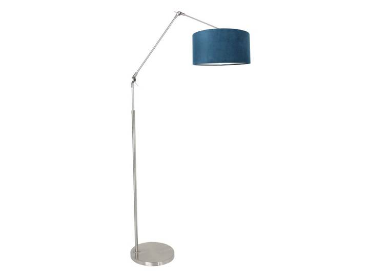 Leeslamp Prestige Chic met blauwe kap Steinhauer - 8237ST