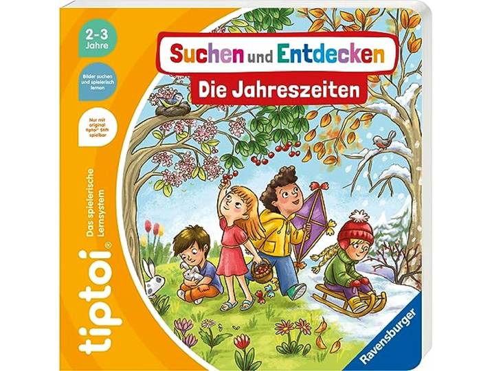 tiptoi® Suchen und Entdecken: Die Jahreszeiten, Buch für Kinder ab 2 Jahre