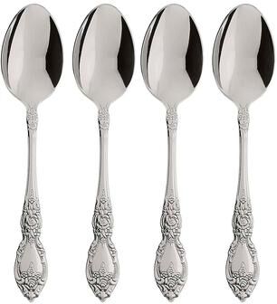 Oneida Wordsworth Everyday Flatware Teaspoons, Set Of 4