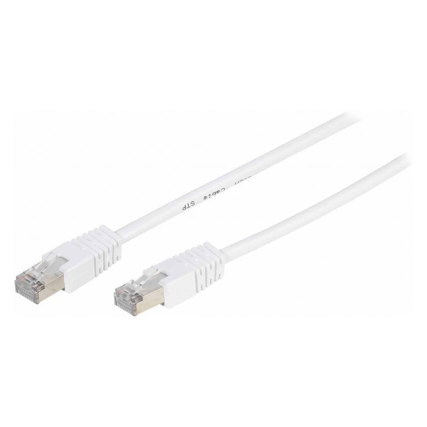 Vivanco Western RJ 45 CAT 5e Netzwerkkabel Weiss (CAT5e, 10 m) (VVITLAN5E100W)