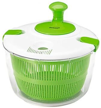 Brentwood 5 Quart Salad Spinner with Serving Bowl in Green - 5 Quart